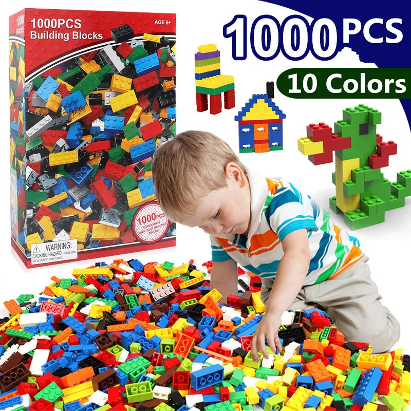 1000pcs City Stacking Blocks Diy Creative Bricks Friends Figures
