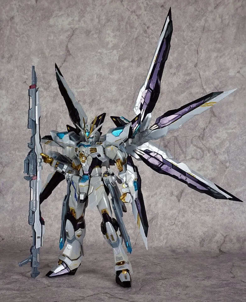 Модель вентиляторов metalclub metalgear металлическая сборка MB Gundam Страйк Фридом белого цвета высокого качества фигурка