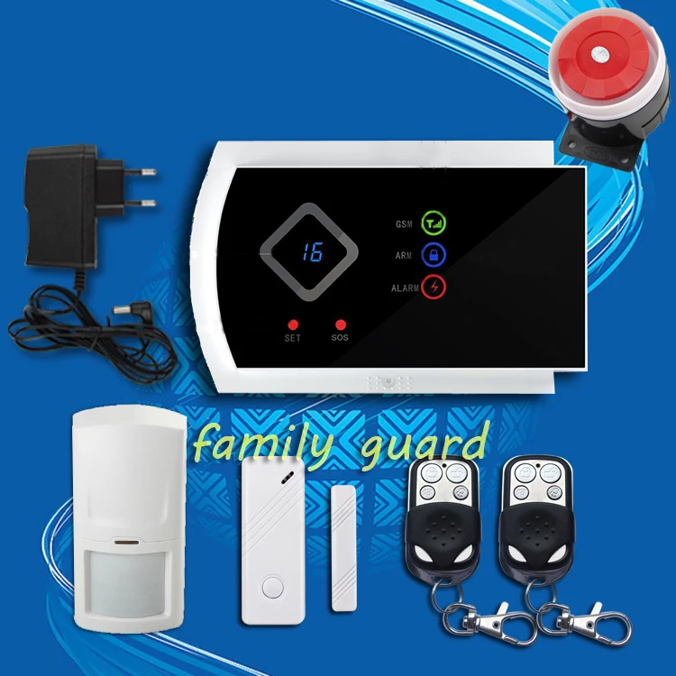 

DHL Free shipping!new sensor support  Android APP Control 99 wireless & 2 wired zone wireless GSM SMS Home Security Alarm system