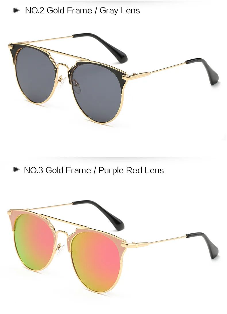 YOOSKE зеркальные розовые золотые солнцезащитные очки женские круглые Роскошные Брендовые женские солнцезащитные очки Дамская мода звездный стиль Оттенки для женщин