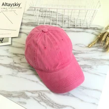 Бейсболка s Женская однотонная Регулируемая Солнцезащитная уличная женская s кепка хип-хоп модная шикарная простой в Корейском стиле универсальные шапки для отдыха