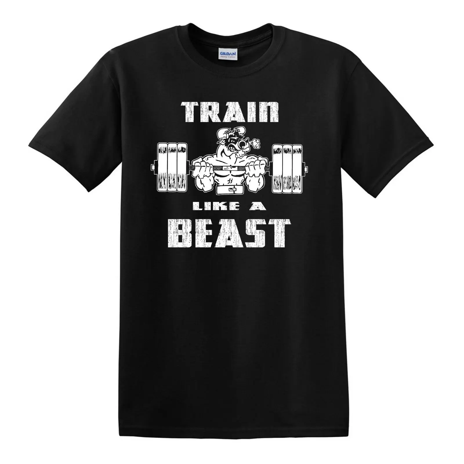 Поезд как футболка Beast Powerlifting Спортзал Бодибилдинг Strongman лифтинг|Футболки| |