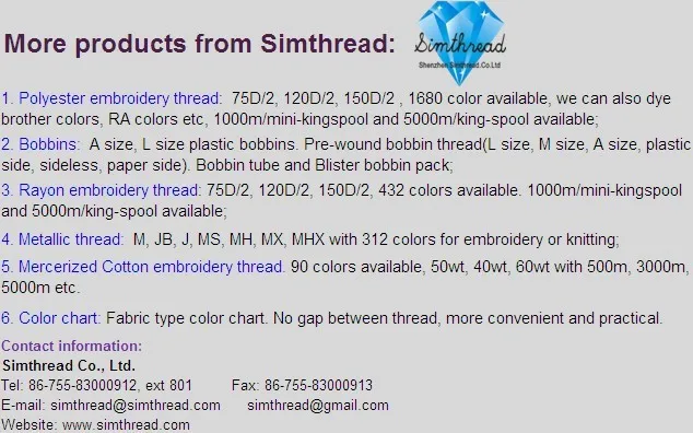 Металлическая нить для вышивальной машины или как декоративная кружевная нить для ювелирных изделий 6 разных цветов 200Y каждый