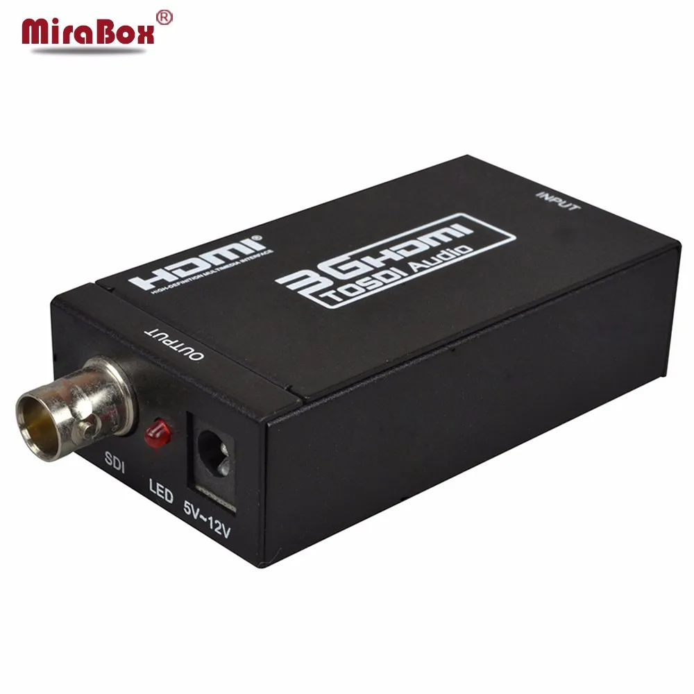 Mini 3g HDMI To SDI Converter Full HD 1080P HDMI to SDI Adapter Video Converter with Power Adapter for Driving HDMI Monitors