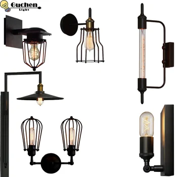 

Loft retro wall lamp creative Edison wall light dining room restaurant aisle corridor pub cafe wall lamp bar vintage wall sconce