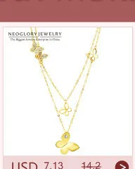 Neoglory, светильник, желтое золото, австрийские модные серьги-гвоздики с бабочкой, подарок для девочки-подростка, вечерние ювелирные изделия, новинка, JS6 But-g