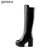 QZYERAI European new ladies boots thin band combination super heel female boots fashion womens shoes
