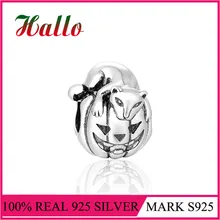 DIY ювелирные изделия 925 серебро Хэллоуин Европейские Бусины-шармы подходит berloques argent 925 originale manualidades bisuteria ювелирные украшения