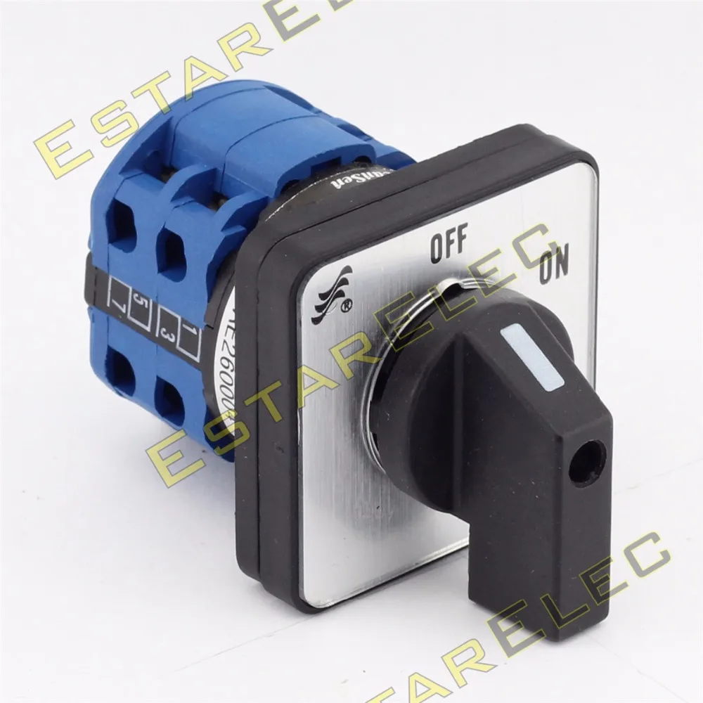 

AC 440V Ui 660V 20A Cam Switch ON OFF 3 Poles 6 terminals (CE, TUV, CCC, RoHS)