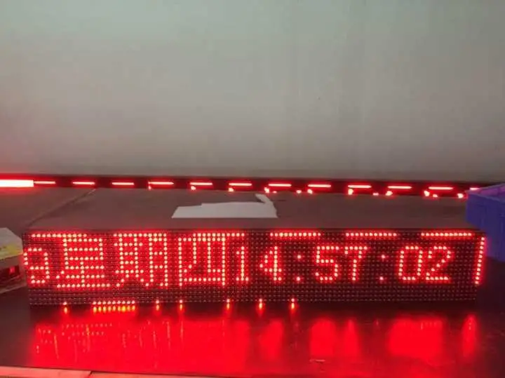 

led signage Specializing in Outdoor wifi LED Message Board Signs waterproof cabinet 96*16dots 960mm*160mm Buy LED SCROLLING SIGN