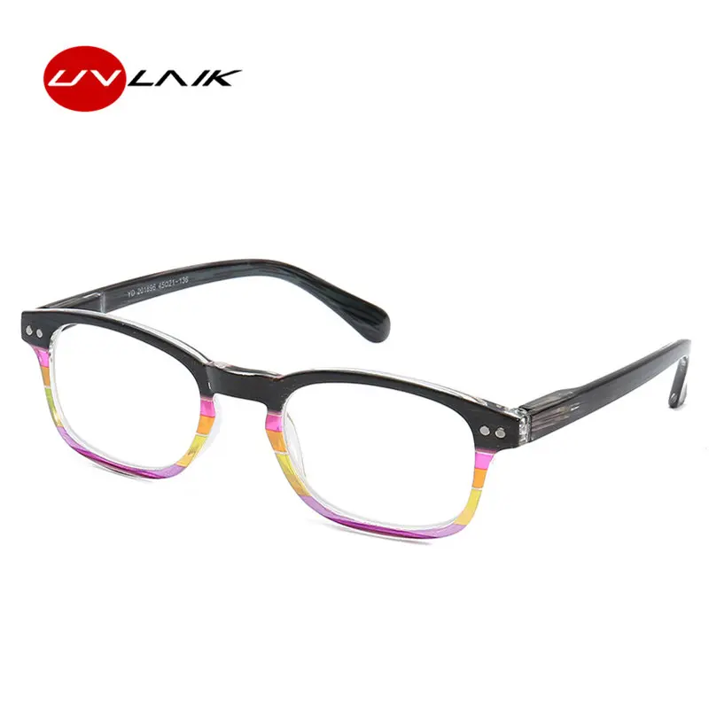 UVLAIK, Анти-усталость, очки для чтения для женщин и мужчин, ультралегкие портативные очки для дальнозоркости, PC оправа, весенние очки для ног