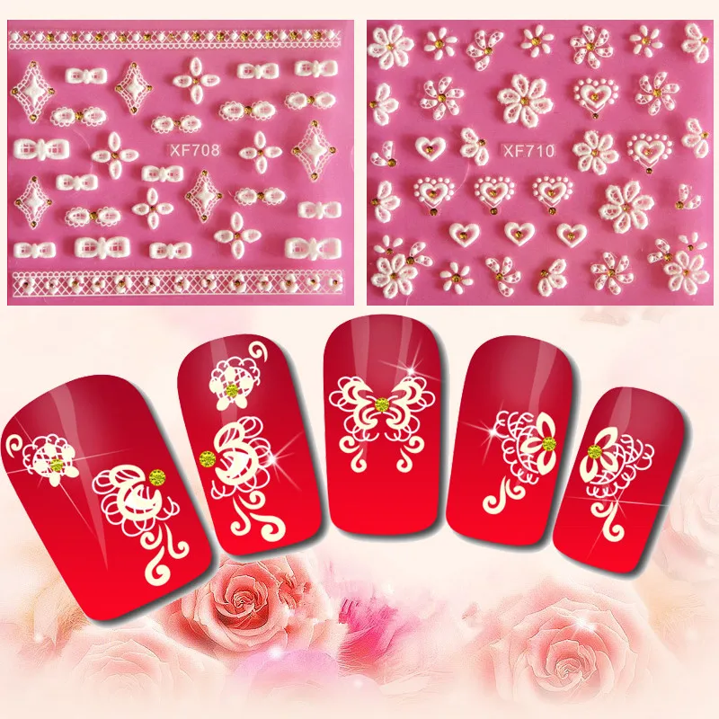 Korea Style Ultra thin Stickers for Nails Cartoon Sliders for Nails