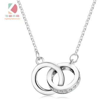 

s925 silver series fashion pendant birthday gift for lovers Necklace Lingdong fashion 2019 new