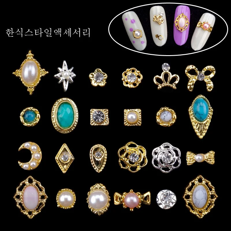

Small Pick 1pc 5-12mm Pearl nail art AB rhinestones crystal bow tie alloy bow knot for nails dekor decorations accessories