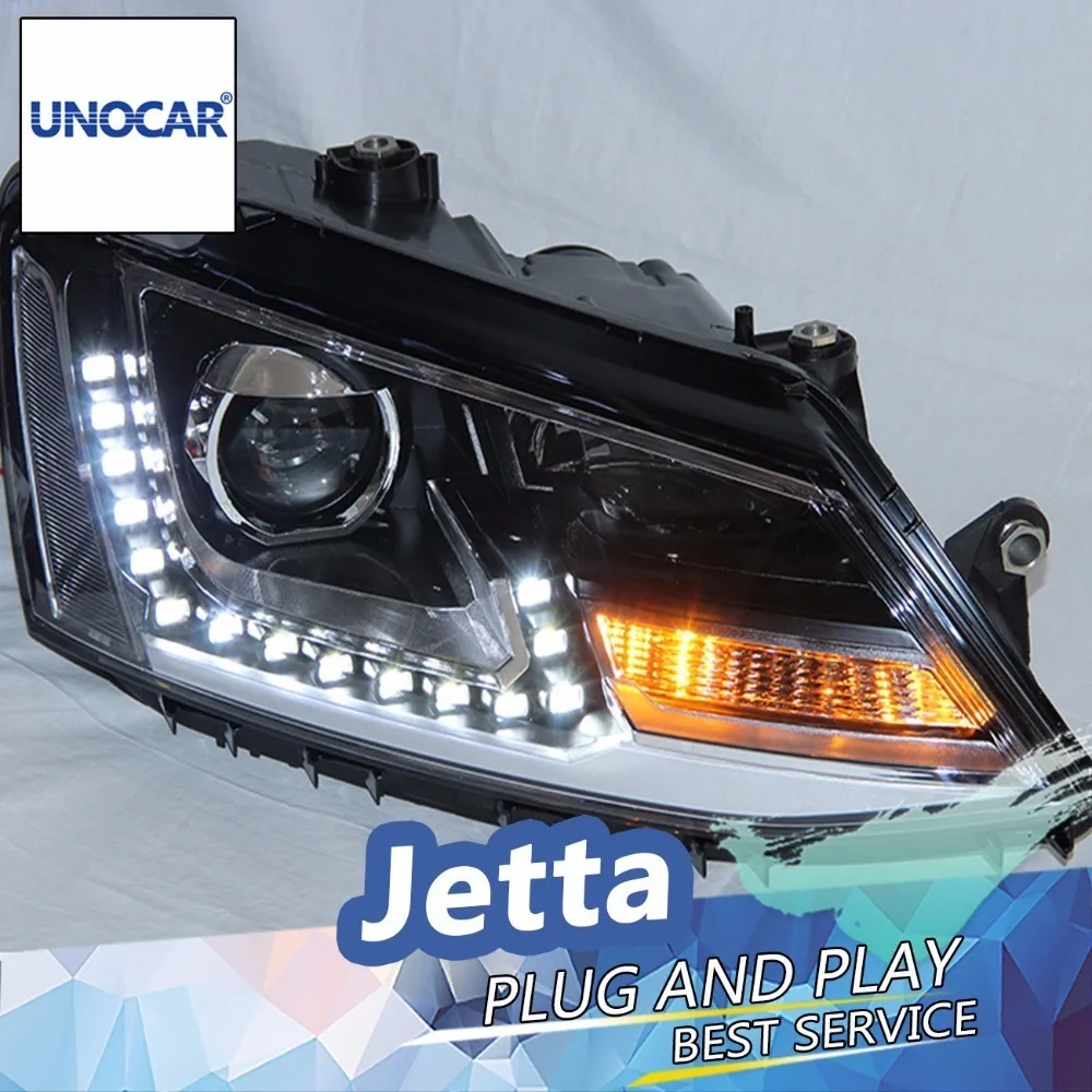 UNOCAR for VW Volkswagen Jetta MK6 Headlights 2012 2016 Jetta LED