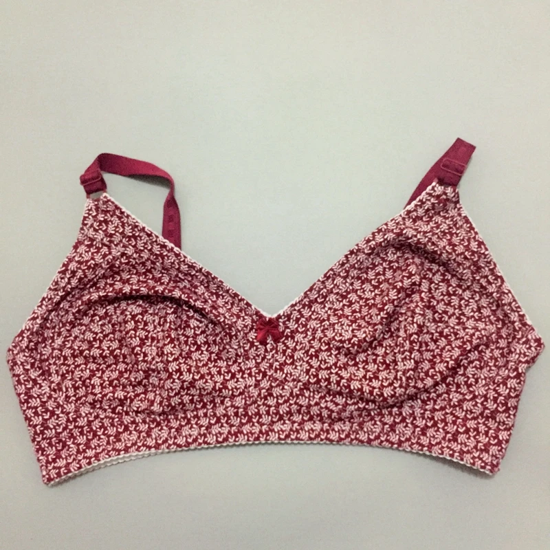 

Unlined Bra Top back Closure White Bra Cotton Thin Bra Size 38 40 42 44 46 48 50 C D DD Women Floral Underwear Lace bralette Z5