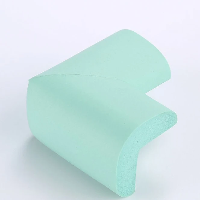 8 PCS Light green 8 шт. 55 мм* 55 мм* 12 мм утолщенная угловая Защитная пленка для стола с бесплатной лентой защита от детей мягкая накладка - Цвет: 8 PCS Light green