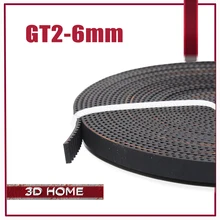 Hot sale! 2meter GT2-6mm Open Timing Belt Width 6mm GT2 Belt for 3D Printer