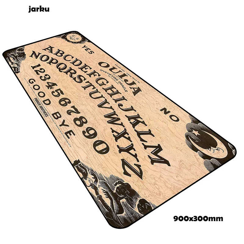 Ouija доска коврик для мыши 900x300 мм коврики с обработанным краем компьютерная мышь коврик игровые аксессуары толстые игровые коврики и чехлы игры pc gamer - Цвет: Size 900x300x2mm