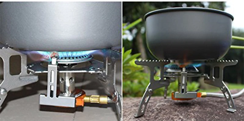 Outdoors Mini Camping Stove 3500W Cooking Picnic Foldable Split Gas Stove Hiking Backpack Stove Gas Camping Tools Equipment (22)