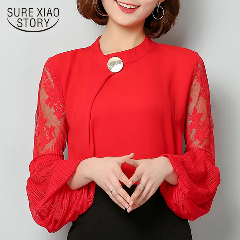 New 2018 Fashion Casual Chiffon Shirt Women Blouse Long Sleeve Women Tops Hollow Lace Blouse Female Clothing Blusas D833 30 New 2018 Fashion Casual Chiffon Shirt Women Blouse Long Sleeve Women Tops Hollow Lace Blouse Female Clothing Blusas D833 30