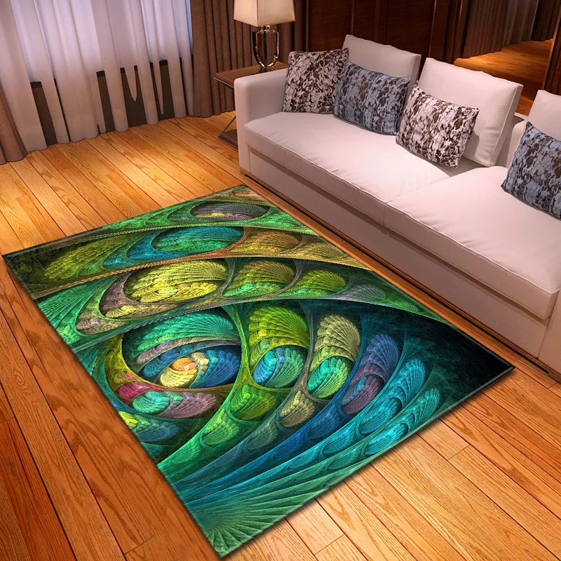 

Creative Large size Carpet Doormat 3D Print Hallway Carpets Living Room Bedroom Tea Table Area Rug Kitchen Bathroom Antiskid Mat