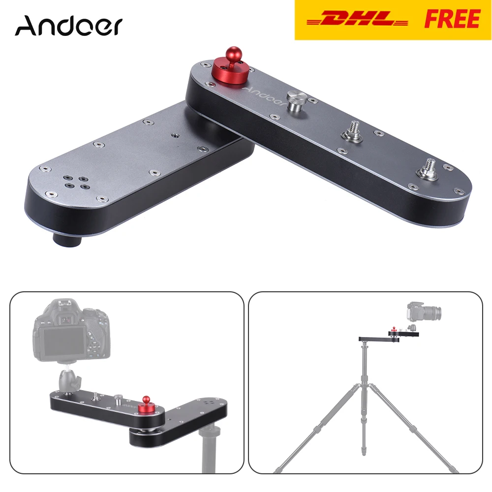 Buy Andoer Camera Slider with Panning Linear Motion Up