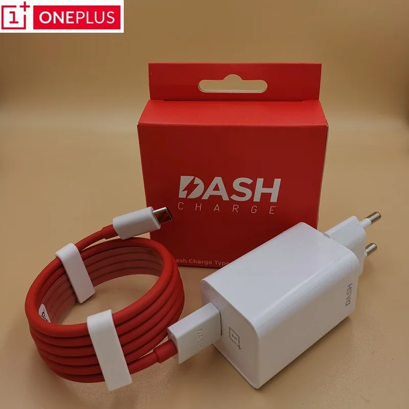 

Original Oneplus Dash Charger 5V4A For One plus 6T 5/5T/3/3T Dash Charge Adapter 1M/1.5M Noodle Round Dash USB Type C Cable