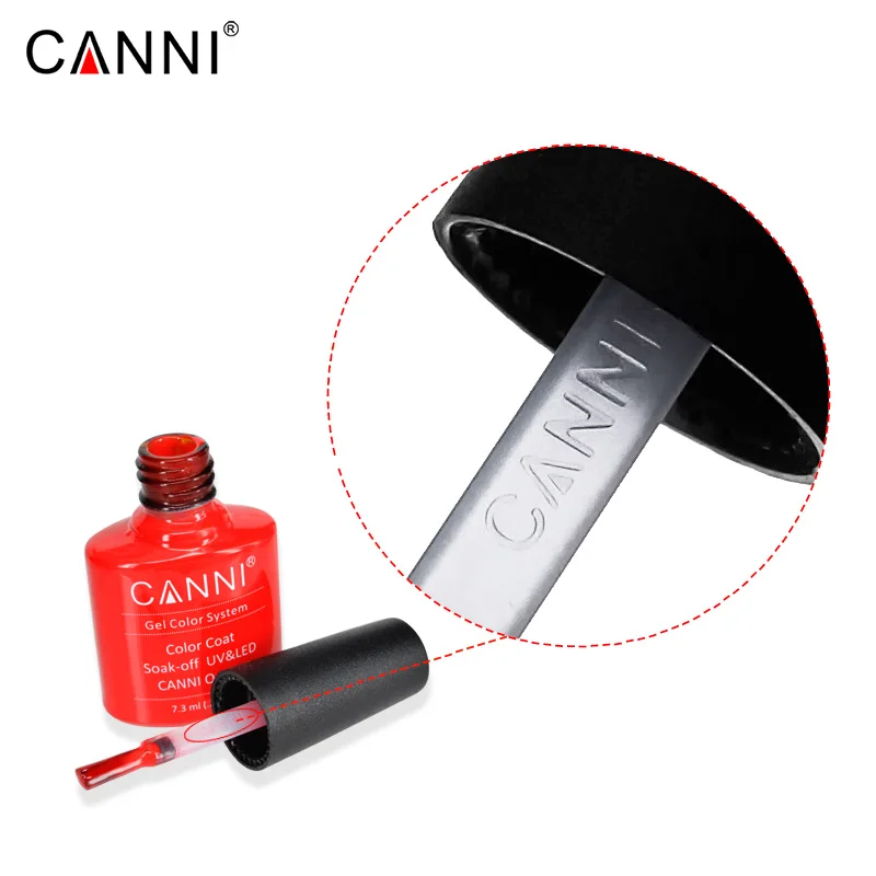CANNI бренд полный гель для ногтей УФ-светодиодный, быстро сохнут, Лаки резиновая основа для долговечная без вытирания яркие блестящие верхнего покрытия УФ-гель для ногтей