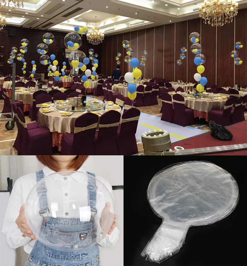 Buy APRICOT Clear 18inch PVC Balloon for Wedding Decoration Balloons Inflatable