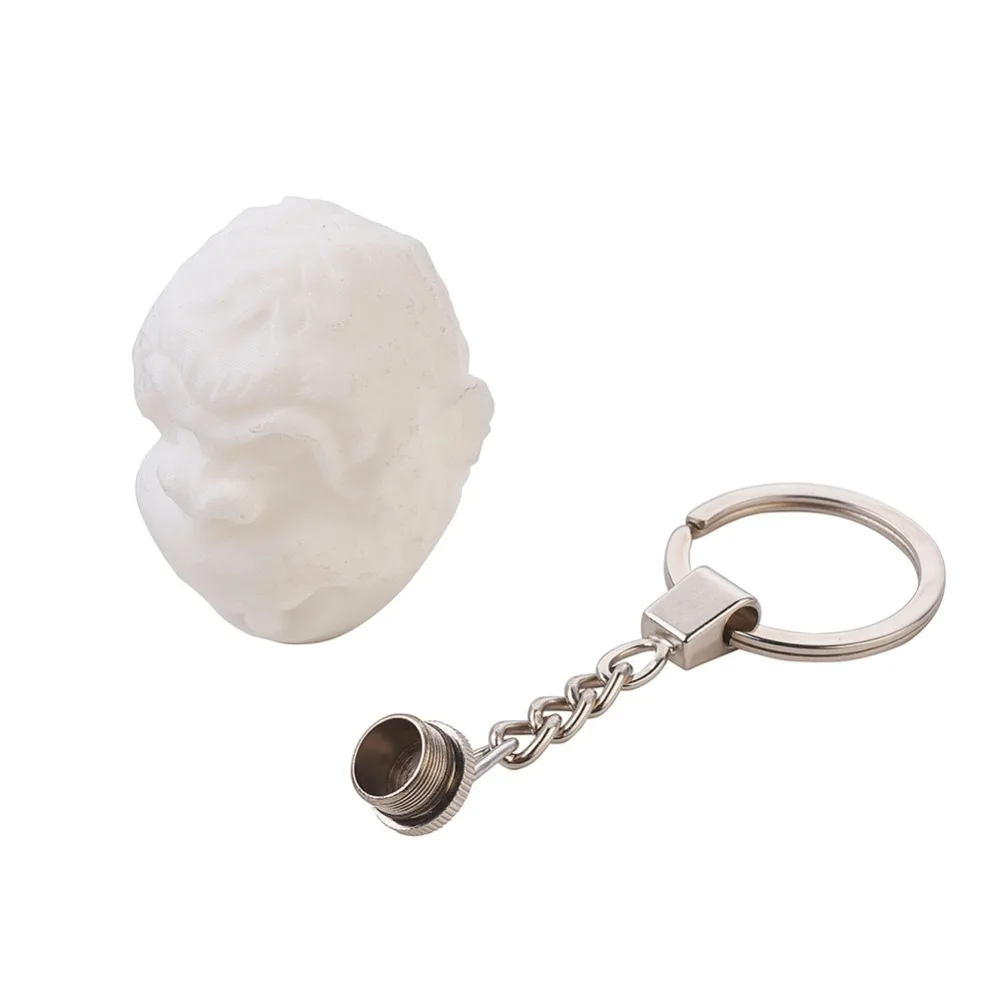 

LED luminous Key Buckle LED Flashlight Portable buckle Flashlight skull Shape Torch light Easy Buckle Release Lovely