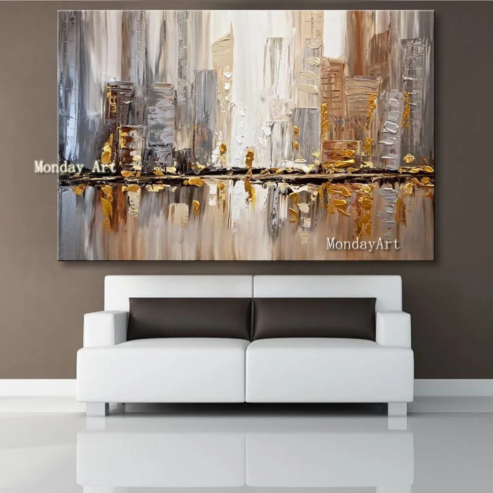 handmade-oil-painting-on-canvas-modern-100-Best-Art-Abstract-oil-painting-original-directly-from-artis (5)