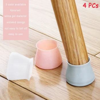 

4pcs/set Universal Rubber Furniture Table Legs Pads Rubber Feet Sofa Table Chair Leg Non-slip Protectors Mat Pad