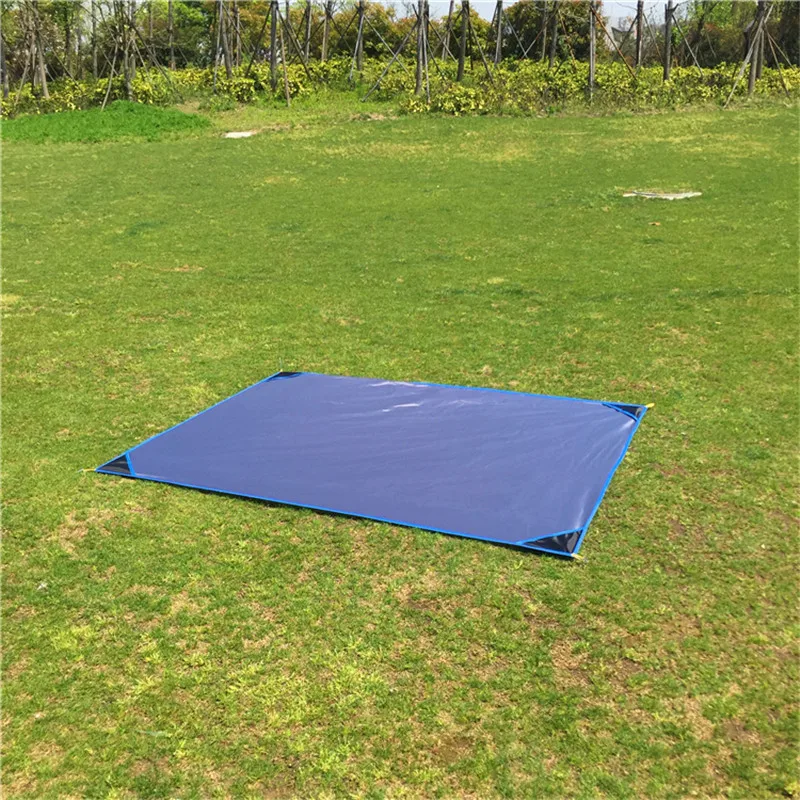 المحمولة للماء بطانية في الهواء الطلق شاطئ التخييم نزهة حصيرة متعددة الوظائف خفيفة الوزن السفر السجاد التخييم حصيرة 200 سنتيمتر * 150 سنتيمتر