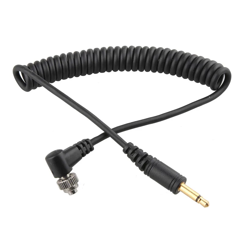 

PC-3.5mm 3.5 mm Male PC Sync Flash Cable Camera PC Line 32-100cm for RF-602 Trigger, SB-800/900, 580EX II Hotshoe Flash