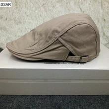 Берет Шляпа-Повседневная зимняя Осенняя Теплая мужская и женская шапка duckbill& Ivy вождения плоский водитель, разносчик газет#70063