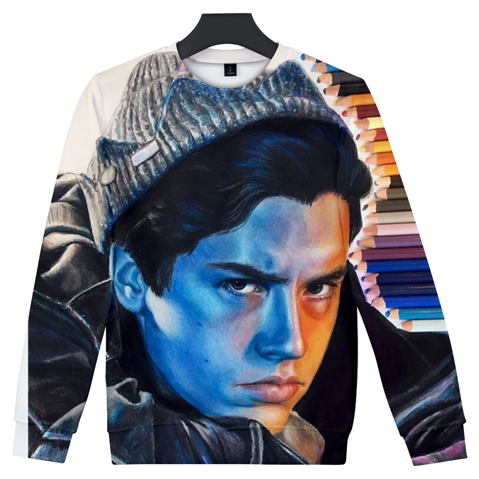 3D Print Riverdale Women Clothes 2018 Kawaii Hoodies Sweatshirts Long Sleeve Harajuku Hip Hop Tops 