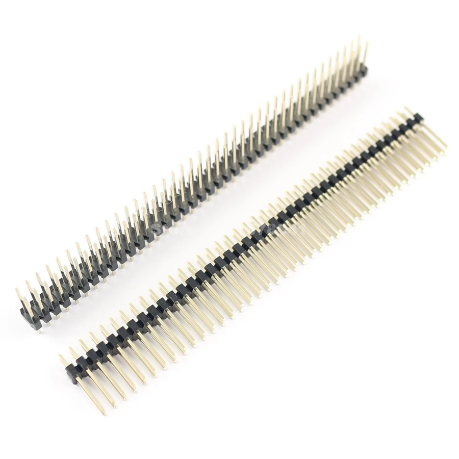 10pcs Pitch 2x40 Pin 2.0mm Male Double Row Straight Pin Header Strip 80 Pins 2mm 