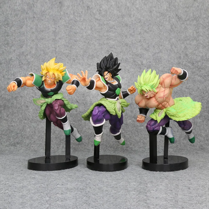 Dragon Ball Z Super Saiyan broli Broly Full Power Brolly PVC Figure Collectible Model Toy Movie Ver. Green Hair VS Goku Broli