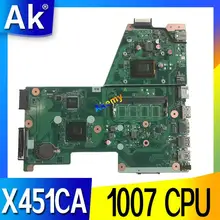 Новинка! Akemy X451CA материнская плата для ноутбука For Asus X451C F451C 1007U CPU 2