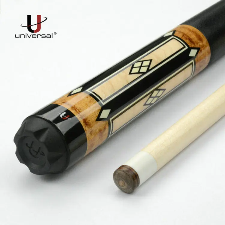 UNIVERSAL Pool Cue Kit Stick with Case UN113 5 Billiard Cue Irish Wrap Grip 12.75mm Tip Uni Loc