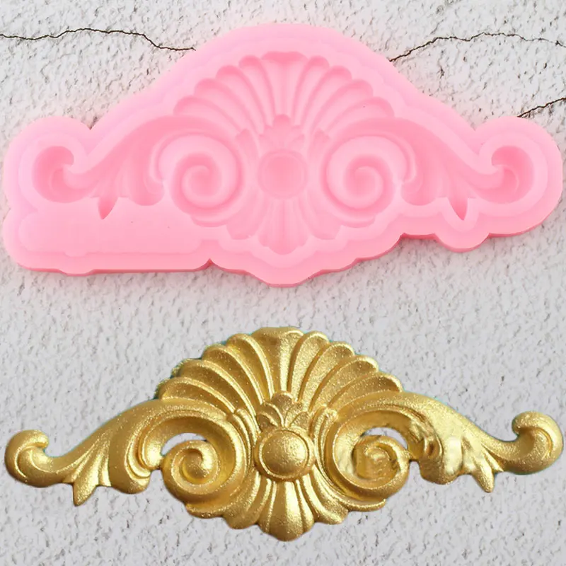 

Sugarcraft Cake Border Silicone Molds Scroll Relief Fondant Mold Cake Decorating Tools Cupcake Candy Chocolate Gumpaste Moulds