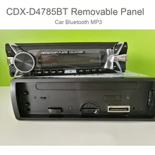 Отправка в один день! 7 цветов подсветка CDX-D4785BT Съемная панель автомобиля MP3 FM плеер Bluetooth Радио USB SD WMA один Din D4785