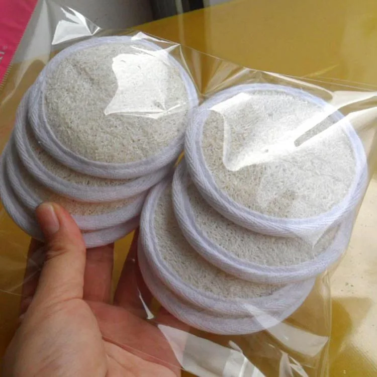 Электрическая щетка для лица 8pce/lot натуральный loofah аксессуары отшелушивающая