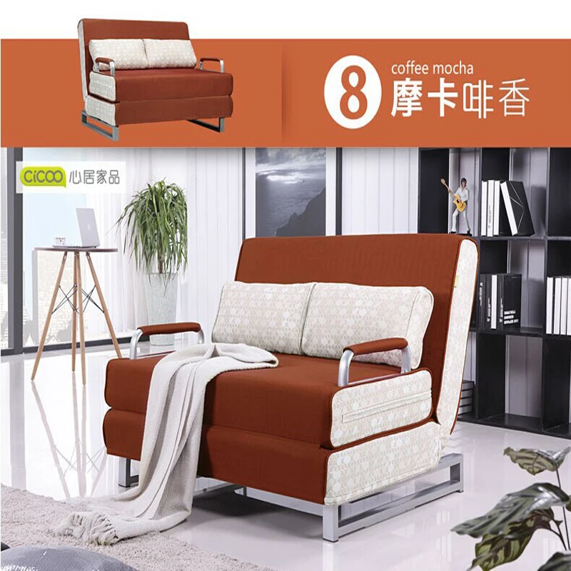 100% cotton sofa bed high resilience foam sponge sofa folding sofa set multifunction living room metal sofa bed 1.5*1.9,6 color 100% cotton sofa bed high resilience foam sponge sofa folding sofa set multifunction living room metal sofa bed 1.5*1.9,6 color
