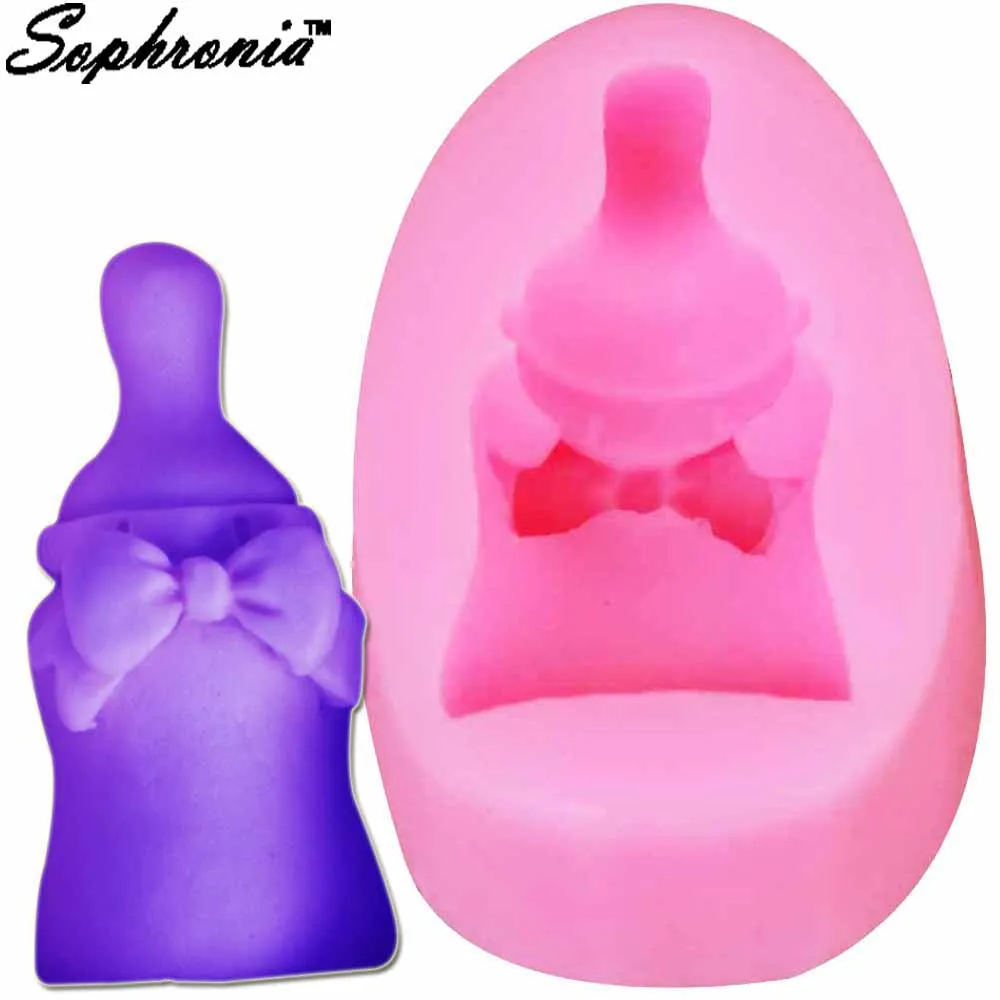 

Sophronia Baby Feeding Bottle Silicone Cake Mold Sugarcraft Fondant Candy Jelly Clay Candle Chocolate Cake Decorating Tool m839