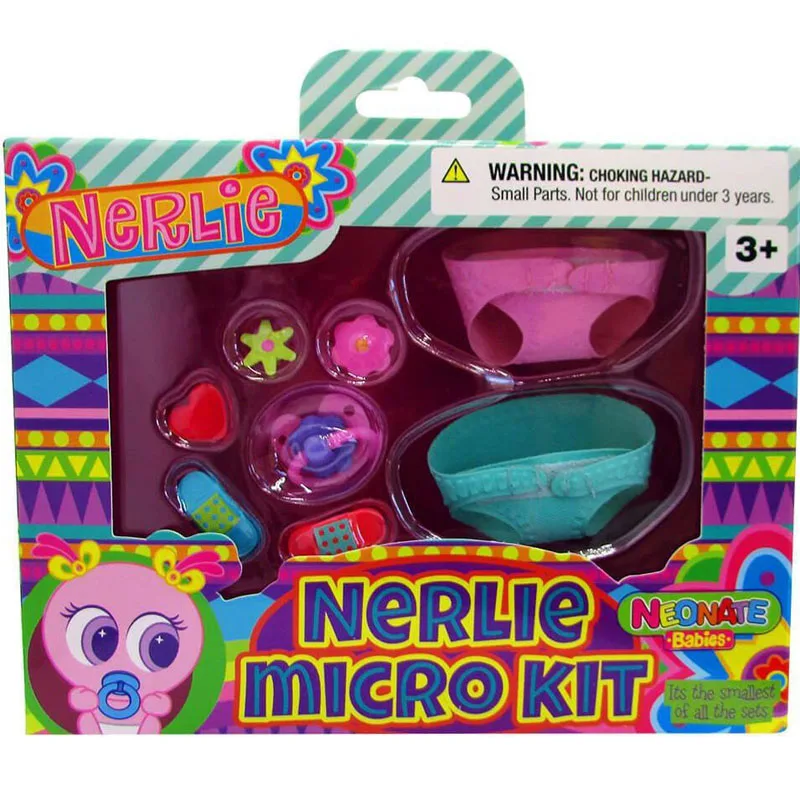 Ksimeritos Juguetes Casimeritos игрушка с новорожденным Nerlie микро-набор Nerlie Neonate Аксессуары для младенцев Chivatita игрушки для детей - Цвет: Wearing Accessories