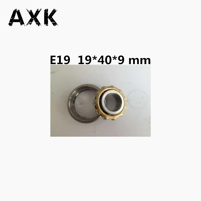 

Free shipping 1pcs high quality E19 Magneto Bearing 19*40*9 mm Angular Contact Separate Permanent Motor Ball Bearings EN19 FB19