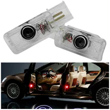 2x светодиодный двери автомобиля Предупреждение светильник логотип для Mercedes Benz W164 W215 AMG R350 R300 R320 R400 R500 ML500 ML350 ML320 ML300 ML450