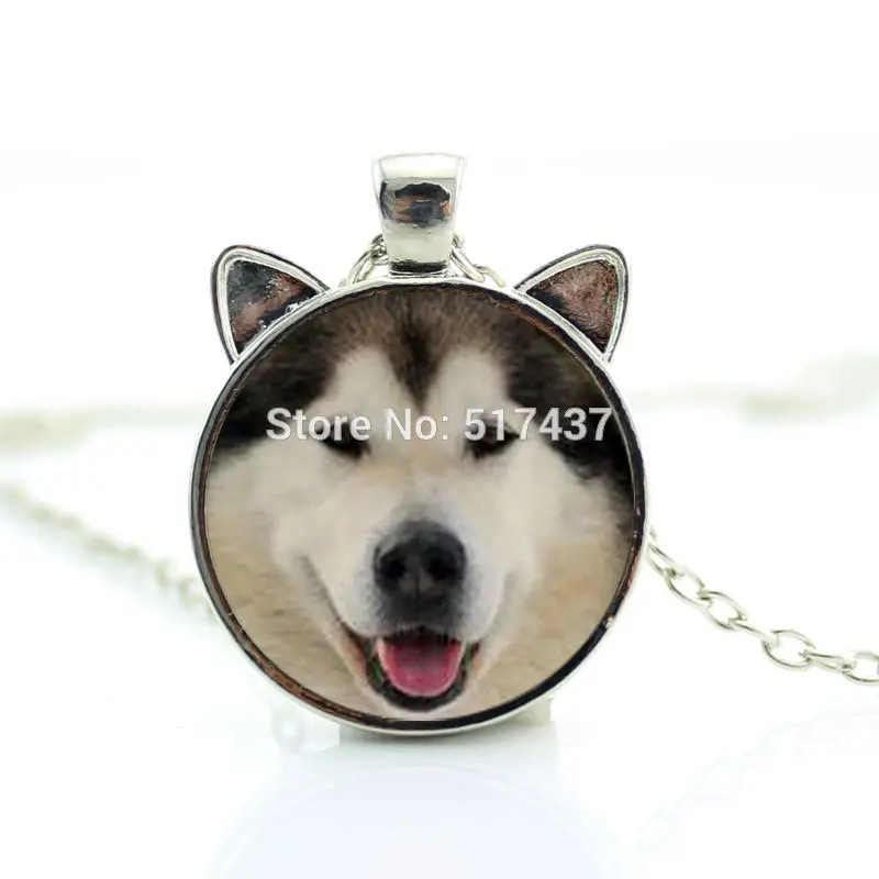 Cn 00757 Baru Panas Bagus Baru Alaska Kalung Malamute Liontin